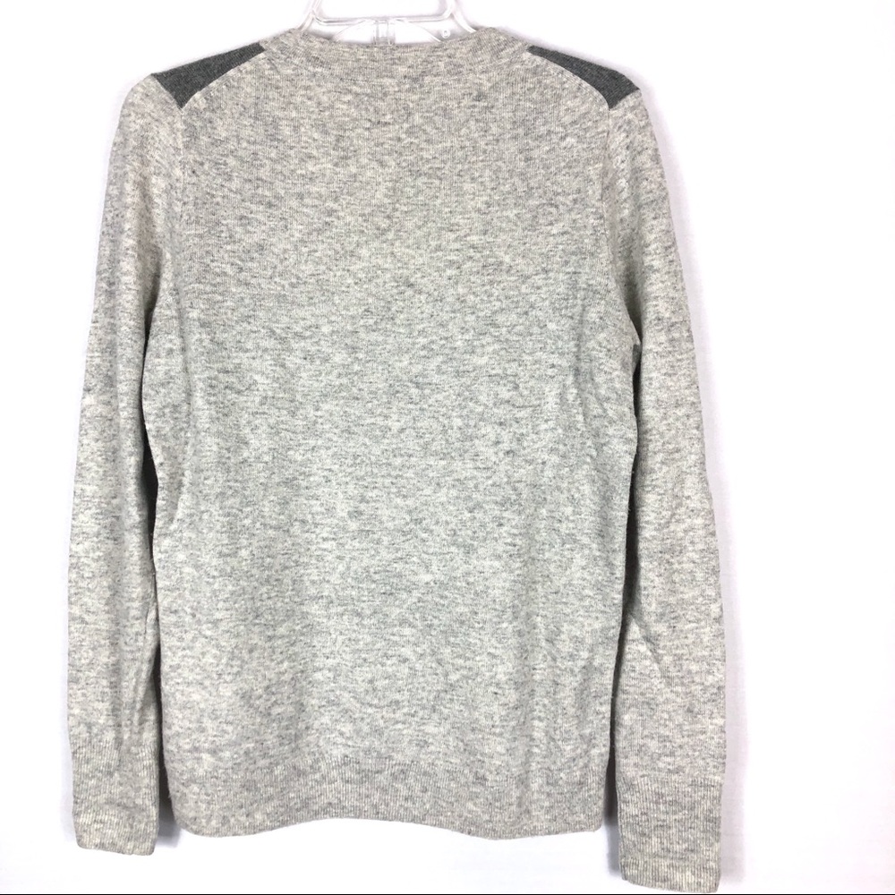 J. Crew colorblock lace panel sweater - Picture 3 of 5